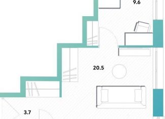 Продажа 1-комнатной квартиры, 41.5 м2, Москва, Рязанский район, Окская улица, 7А