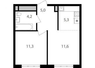 Продается 2-комнатная квартира, 37.4 м2, Москва, Головинский район, Михалковская улица, 48с1