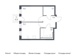 Продажа 1-комнатной квартиры, 32.7 м2, Москва, САО, Ленинградское шоссе, 229Ак2