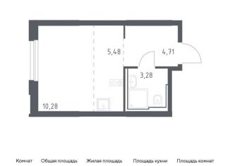 Продается 1-ком. квартира, 23.8 м2, Москва, ЮАО, жилой комплекс Квартал Герцена, к2