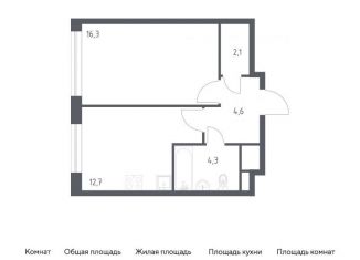 Продажа 1-ком. квартиры, 40.3 м2, Москва, 3-я Хорошёвская улица, 17А, ЖК Вереск