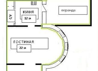 Сдам в аренду 2-комнатную квартиру, 54 м2, деревня Дудкино, СНТ Дудкино, 120