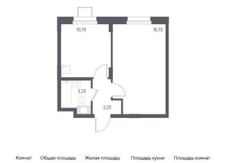 Продается однокомнатная квартира, 35.8 м2, Люберцы, жилой комплекс Люберцы 2020, к70, ЖК Люберцы 2020