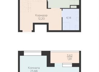 Продаю 2-ком. квартиру, 80.7 м2, Воронеж, Коминтерновский район, Электросигнальная улица, 9Ак1