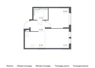 Продажа 1-ком. квартиры, 38.7 м2, Москва, жилой комплекс Остафьево, к19