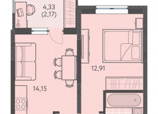 Продается однокомнатная квартира, 37 м2, Краснодар