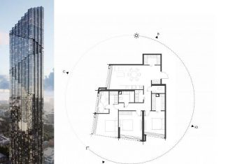 Трехкомнатная квартира на продажу, 112 м2, Москва, Пресненский район