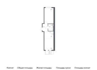 Продажа 1-ком. квартиры, 45.1 м2, Москва, жилой комплекс Остафьево, к20