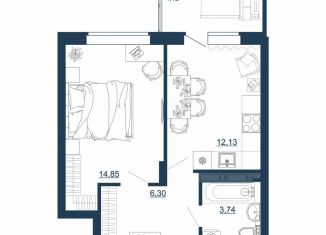 Продается 1-комнатная квартира, 38.5 м2, Воронеж, Коминтерновский район, Московский проспект, 66