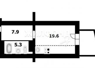 Продается квартира студия, 32.8 м2, Новосибирск, улица Кузьмы Минина, 9/3