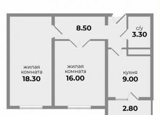 Продажа двухкомнатной квартиры, 50.4 м2, Михайловск, Прекрасная улица, 17