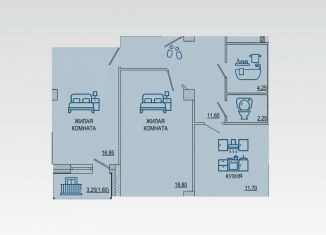 Продается 2-комнатная квартира, 67.5 м2, Волгоград, Советский район