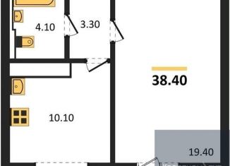 Продаю однокомнатную квартиру, 38.4 м2, Воронеж, улица Загоровского, 13к2