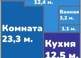 Продаю однокомнатную квартиру, 56 м2, Санкт-Петербург, Приморский район, Комендантский проспект, 50к1