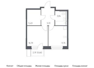 Продаю однокомнатную квартиру, 36.4 м2, Ленинский городской округ, жилой комплекс Новое Видное, 17