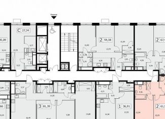 Продается 2-ком. квартира, 61.9 м2, Москва, 3-я Гражданская улица, 21, район Богородское