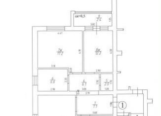 Продажа 3-ком. квартиры, 85.6 м2, Калининградская область, Верхнеозёрная улица, 22Б