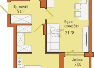 Продается 1-ком. квартира, 51.4 м2, Светлогорск