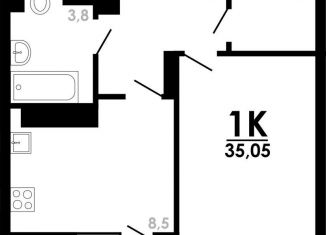 Продажа 1-ком. квартиры, 35.1 м2, Нижний Новгород, Автозаводский район