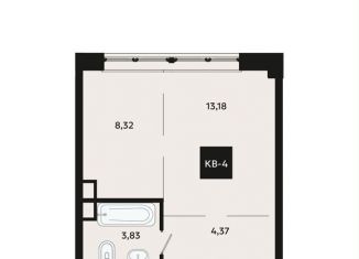 Продается 1-комнатная квартира, 29.7 м2, Хабаровский край, Миномётный проезд