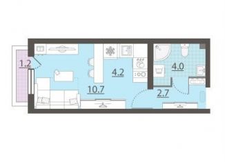 Квартира на продажу студия, 22 м2, Екатеринбург, метро Площадь 1905 года