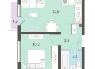 1-ком. квартира на продажу, 32.8 м2, Екатеринбург, Верх-Исетский район