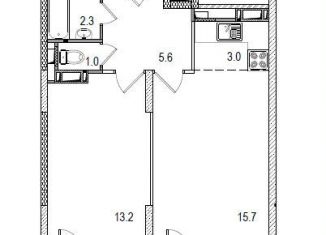 Продаю 2-комнатную квартиру, 47 м2, Ногинск, Юбилейная улица, 4А