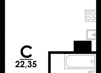 Продается квартира студия, 22.4 м2, Нижний Новгород, метро Комсомольская, Коломенская улица, 8к4