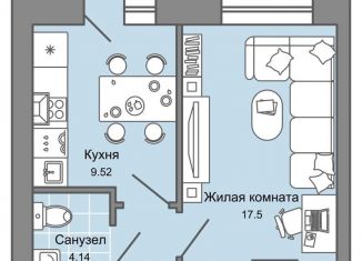 Продается 1-ком. квартира, 36 м2, Ульяновск