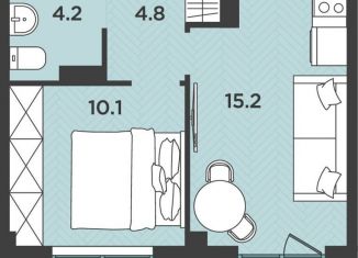 Продается однокомнатная квартира, 35.5 м2, Архангельская область