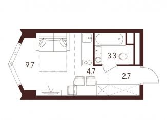 Продаю квартиру студию, 20.4 м2, Москва, станция Зорге