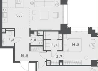 Продается 3-комнатная квартира, 165 м2, Москва, метро Трубная, Садовая-Сухаревская улица, 14с1