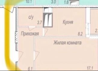 1-комнатная квартира в аренду, 38 м2, Мытищи, 1-й Щёлковский проезд, 7, ЖК Отрадный