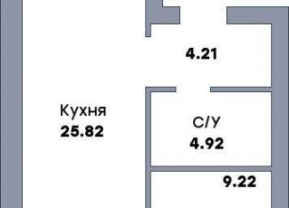 Продажа однокомнатной квартиры, 44.2 м2, Самарская область