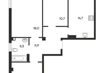 Продажа 3-ком. квартиры, 80.3 м2, Бахчисарай