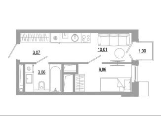 Продам квартиру студию, 24 м2, Астрахань