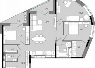 Продается 3-ком. квартира, 106.3 м2, Удмуртия