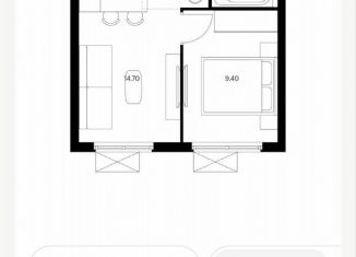 Однокомнатная квартира на продажу, 32.4 м2, Мытищи
