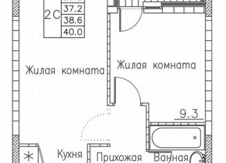 Продам 2-ком. квартиру, 40 м2, Владивосток