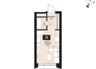 Продается квартира студия, 24 м2, Москва, ЦАО