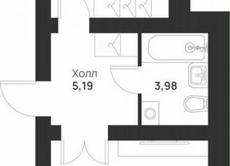 Продается 1-ком. квартира, 47 м2, Тула, улица Героя России Зиничева, 6