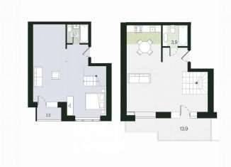 Продам 2-комнатную квартиру, 87.8 м2, Чита, улица Токмакова, 30