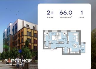 Продается 2-ком. квартира, 66 м2, Киров, улица 4-й Пятилетки, 86