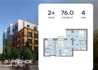 Продажа двухкомнатной квартиры, 76 м2, Киров, улица 4-й Пятилетки, 84