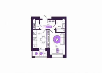 Продаю однокомнатную квартиру, 37.8 м2, Чита, улица Генерала Белика, 3к3