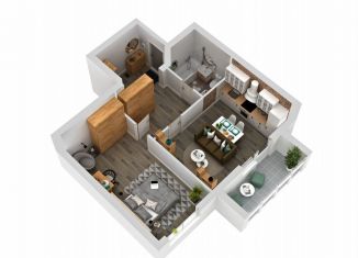 Продам 2-ком. квартиру, 56.9 м2, Киров, улица Капитана Дорофеева, 24