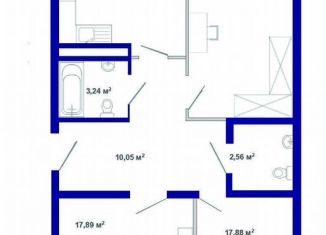 Продается 3-комнатная квартира, 91.1 м2, рабочий поселок Маркова, улица Академика Герасимова, 11