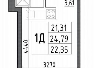 Продается квартира студия, 24.8 м2, Шелехов
