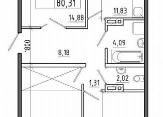 Продается двухкомнатная квартира, 59.2 м2, Шелехов