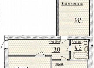 Продаю двухкомнатную квартиру, 76.7 м2, Кропоткин